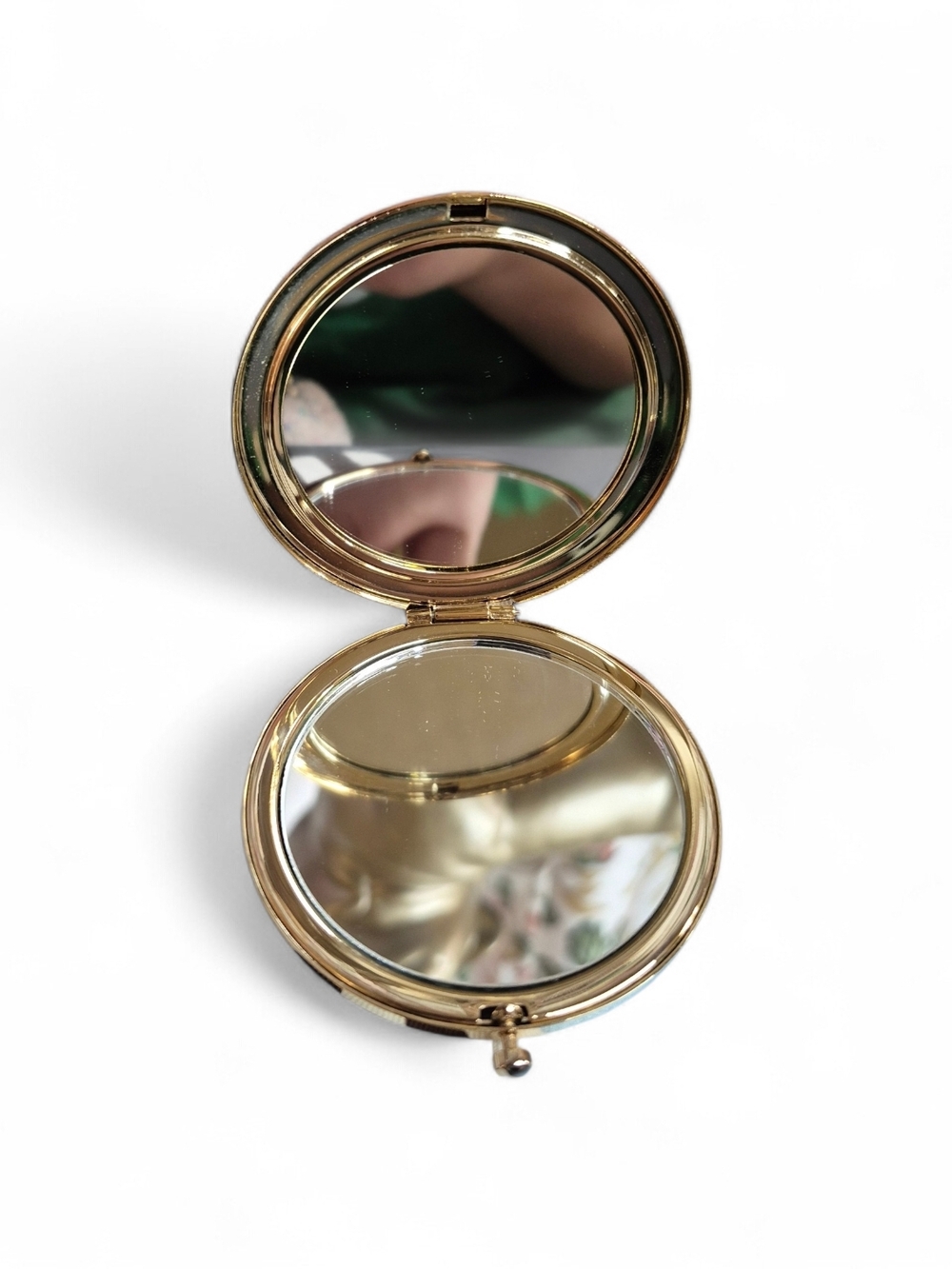 RARE Henri Bende Swavoski Crystal Lipstick Compact Mirror & Keychain - Picture 4 of 10